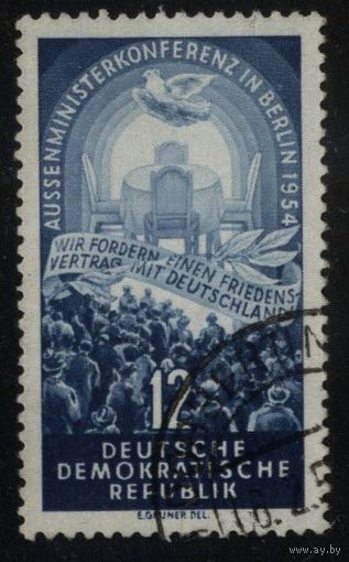 ГЕРМАНИЯ, ГДР - 1954 [Mi. 424] Гашеная (DDR01)