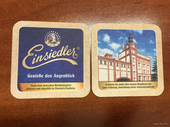 Подставка под пиво Einsiedler / Германия /