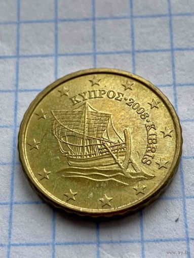 10 евроцентов Кипр 2008 год UNC