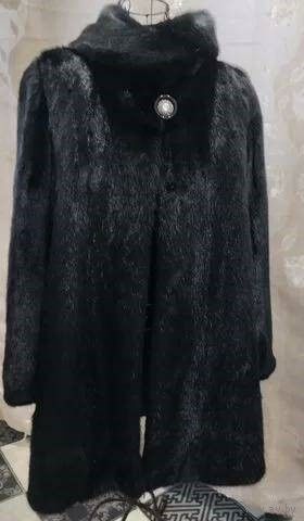 ШУБА НОРКОВАЯ. " LINA FURS ". КЛАССИКА. ФАСОН "НОРКОВОЕ ПОЛУПАЛЬТО"