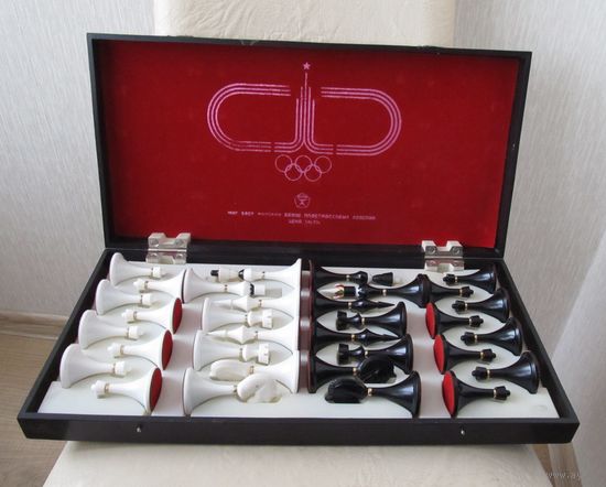 Все лоты с рубля.Шахматы,Олимпиада-80,БССР