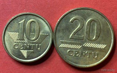 Литва, 2 монеты
