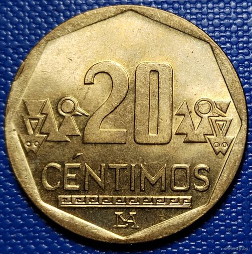 Перу 20 сентимо 2007 г.