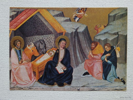 Paolo di Giovanni Fei живопись 10х15 см