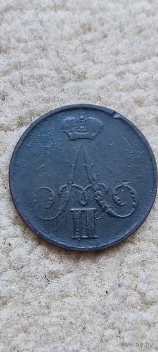 Копейка ВМ 1856 года. (Варшавский монетный двор). Торг! Смотрите другие мои лоты