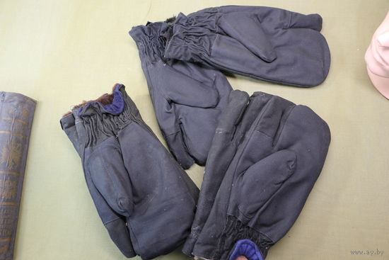 Военные рукавицы, стрелковые, овчина. СССР. новые, одним лотам. Распродажа коллекции вещей. С РУБЛЯ! АУКЦИОН!