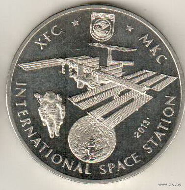 Казахстан 50 тенге 2013 Международная космическая станция