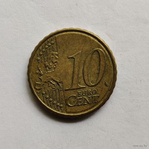 Кипр 10 евроцентов 2008 г.