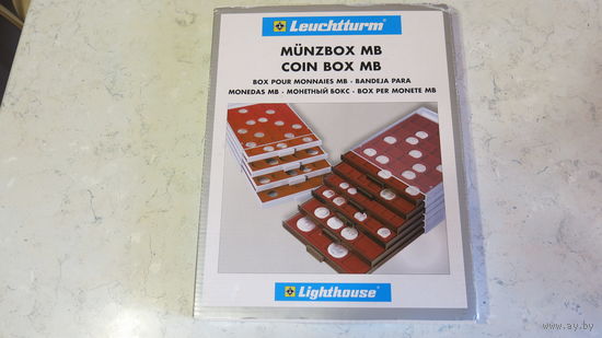 Кассета для монет Leuchtturm MB 35 27/28 мм (ext. 34 мм). Арт. 326819. Под капсулы + Бонус!