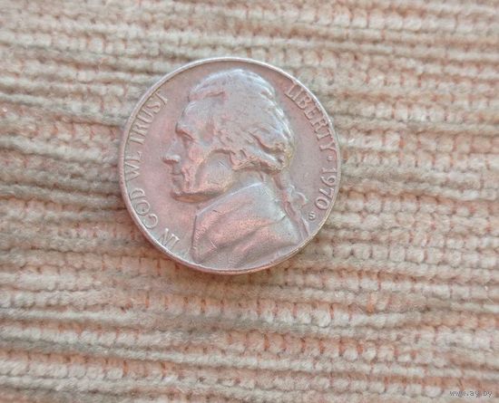 Werty71 США 5 центов 1970 S Белый дом Джефферсон