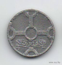 РЕЙХСКОМИССАРИАТ НИДЕРЛАНДЫ 1 ЦЕНТ 1942. ЦИНК