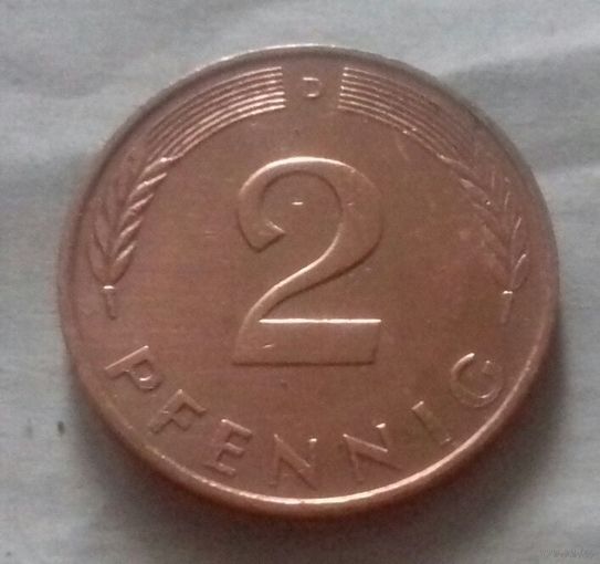 2 пфеннига, Германия 1992 D