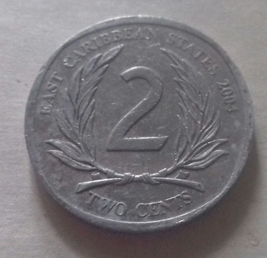 2 цента, Восточные Карибы 2004.