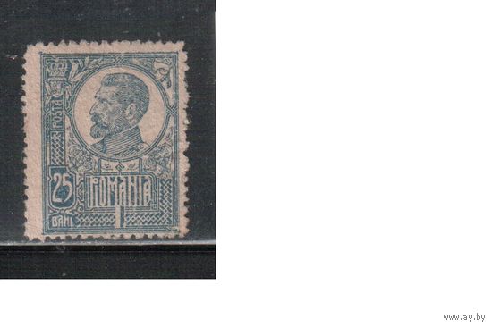 Румыния-1920, (Мих.255)  * (без клея) , Стандарт, Король Карл I,
