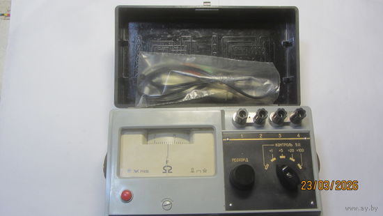 Измеритель сопротивления зазеления М-416