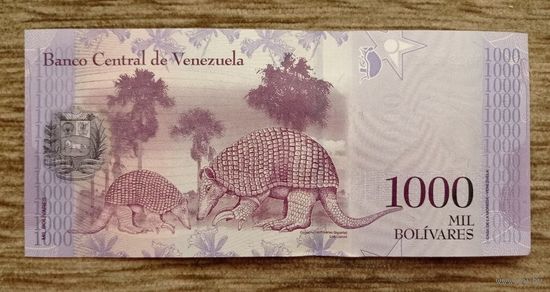 Werty71 Венесуэла 1000 боливаров 2017 UNC банкнота
