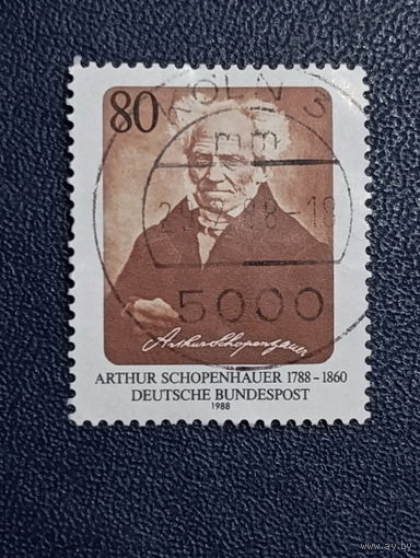 ФРГ 1988г. Артур Шопенгауэр, философ