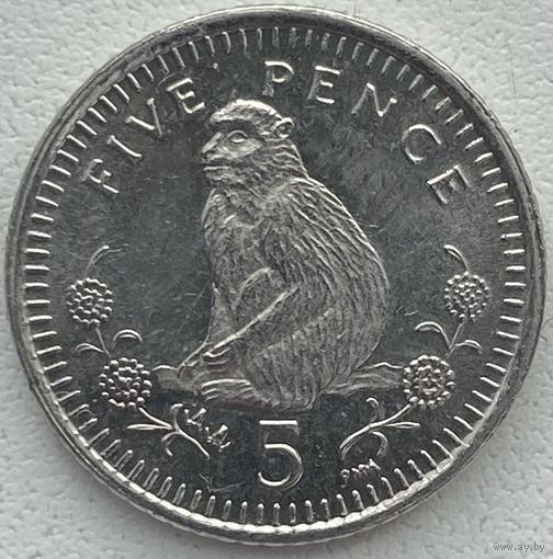 Гибралтар 5 пенсов 2000 г.