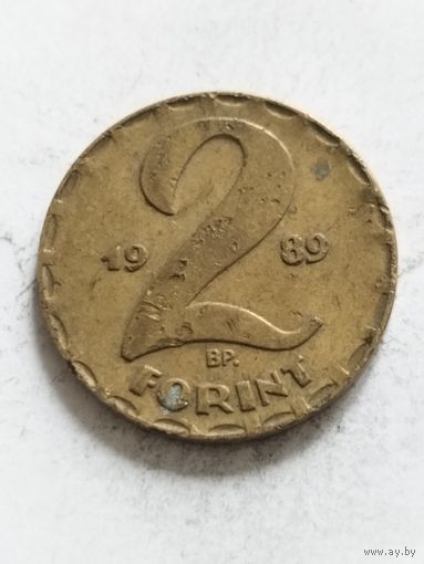 Венгрия 2 форинта 1989