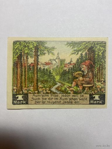 1 марка (нотгельды) г. Германия.-1012