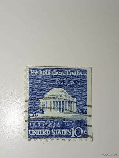 США 1973 Мемориал Томаса Джефферсона в Вашингтоне, округ Колумбия.