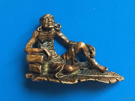 Буддизм, архат Ванавасин на банановом листе