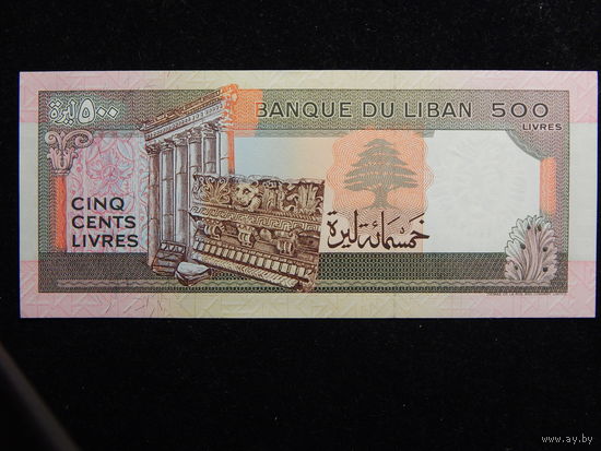 Ливан 500 ливров 1988г UNC