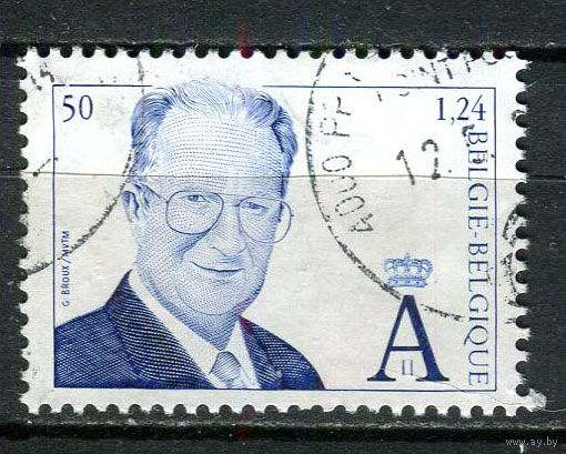 Бельгия - 2000 - Король Альберт II 40Fr - [Mi.3015] - 1 марка. Гашеная.  (LOT Gс10)-T10P6
