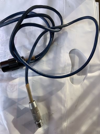 Уникальный советский "кабель" с идеальнейшими разъёмами. 60-70-е годы. полностью рабочий! ВСЁ на  ФОТО!