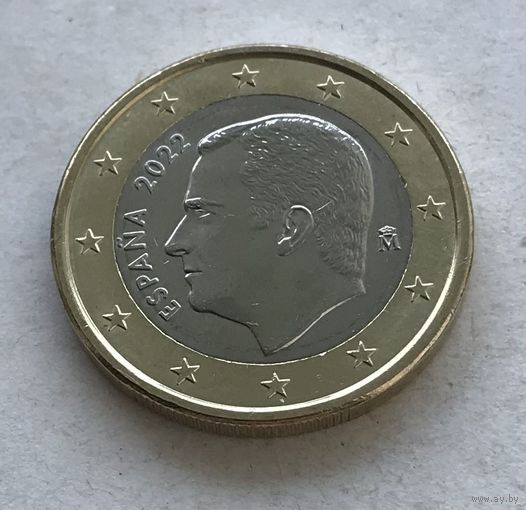 Испания 1 евро 2022 - UNC!