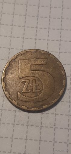 5 злотых Польша 1983 год