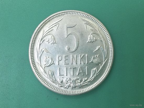 Литва 5 лит 1925