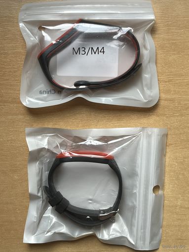 Ремешок силиконовый для Xiaomi Mi Band 3 / 4 - 2шт.