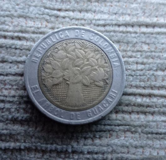 Werty71 Колумбия 500 песо 1996 биметалл