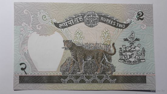 Непал, 2 рупии. UNC.