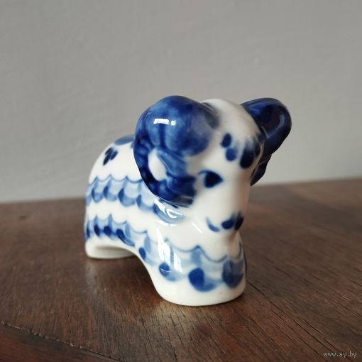 Статуэтка фарфоровая Баран Барашек, Гжель