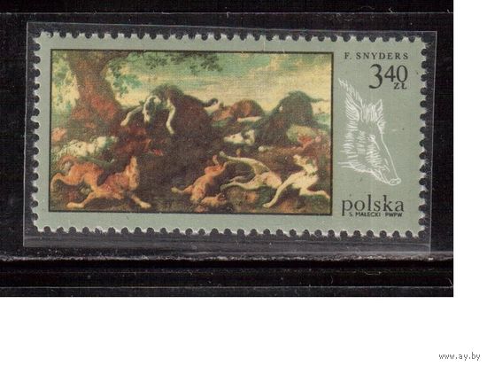 Польша-1968, (Мих.1895)  ** , Искусство, Живопись,