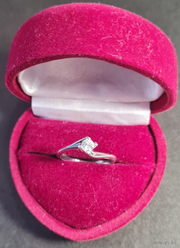 Красивое кольцо серебро 925, лот#15, С РУБЛЯ! МНОГО ЛОТОВ С РУБЛЯ БЕЗ МЦ!