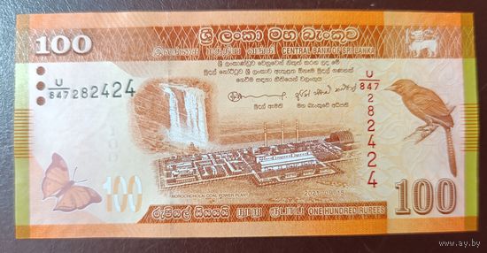 100 рупий 2019 года - Шри-Ланка - UNC