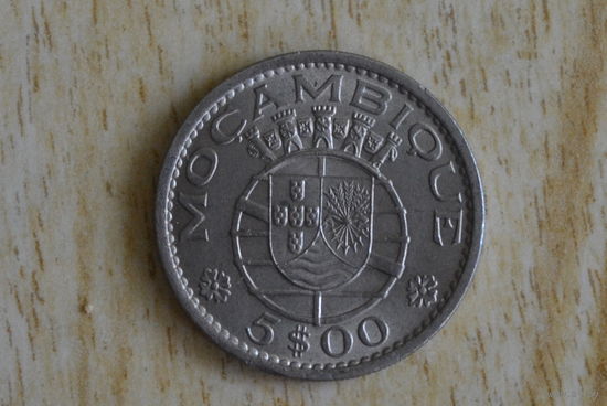 Мозамбик 5 эскудо 1971 с 1 руб