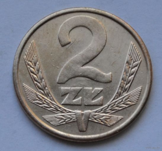 Польша, 2 злотых 1987 г.