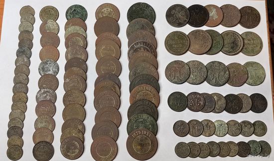 Лот монет РИ. 101 шт