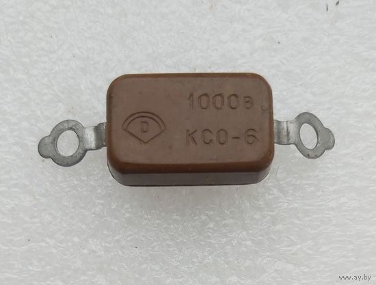Конденсатор КСО-6  100 пФ 2% х 1000 В.
