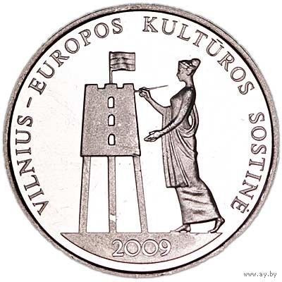 Литва 1 лит, 2009 Вильнюс – культурная столица Европы UNC