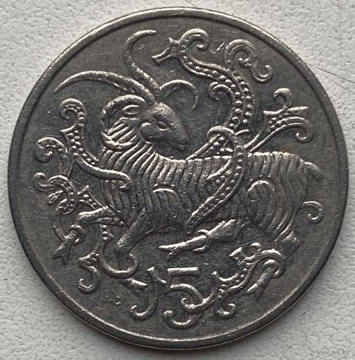 Остров Мэн 5 пенсов 1980 г.