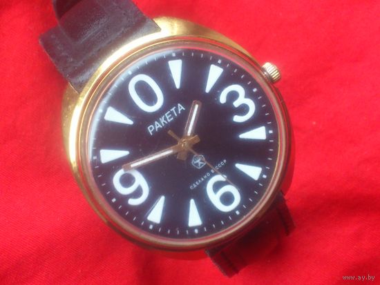 Часы РАКЕТА БИГ ЗЕРО 2609 ЧЕРНЫЙ ЦИФЕР