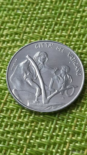 Ватикан 10 лир 1983 г