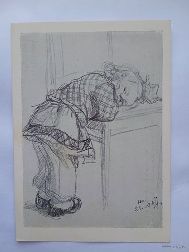1950. дети. Жуков Н. Обида проходит