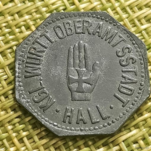 Халл 10 пфеннигов 1919 г