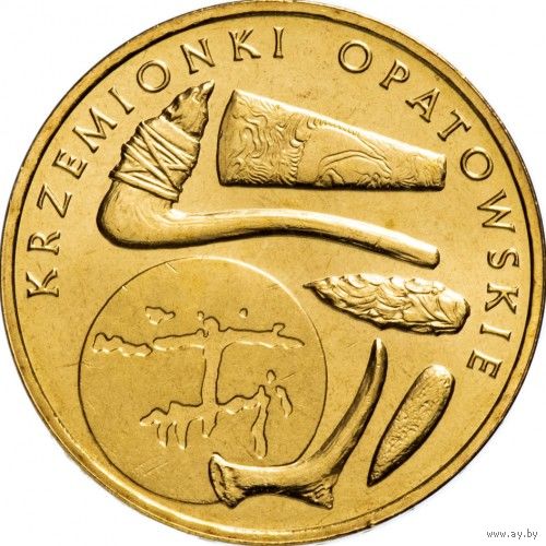 Польша 2 злотых, 2012 Памятники Польши - Кшемёнки-Опатовские UNC